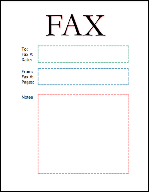 10 printable generic fax cover sheet templates free