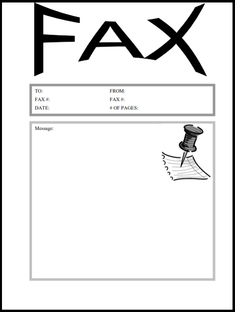 Creative Fax Cover