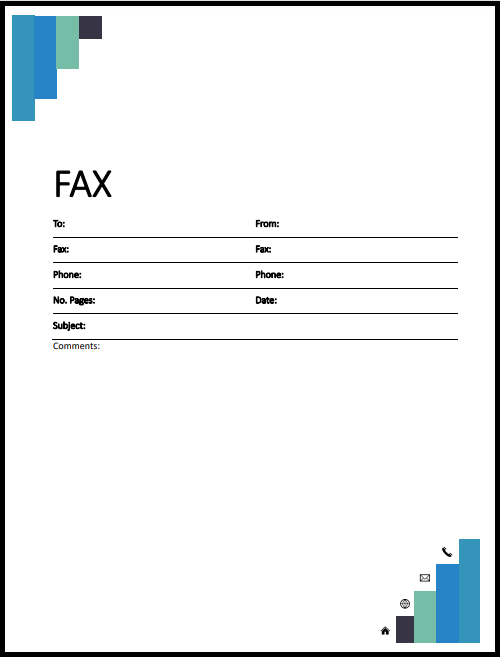 Designed Fax Cover Sheet