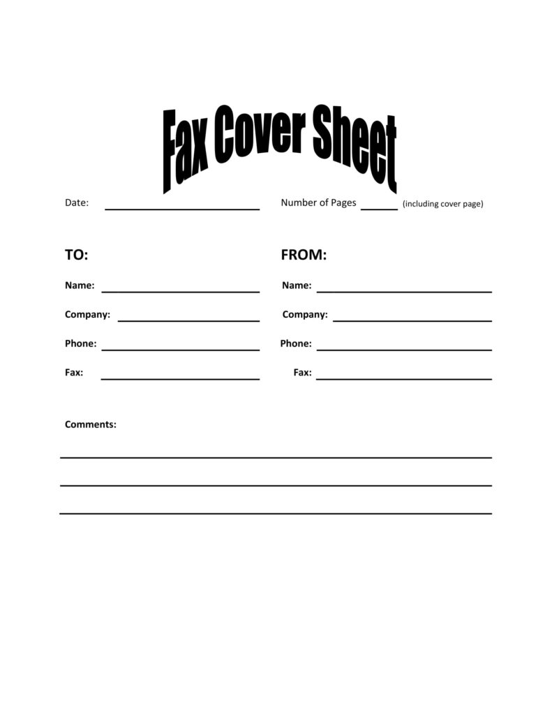 Accounting Fax Cover Sheet- Template 6-1