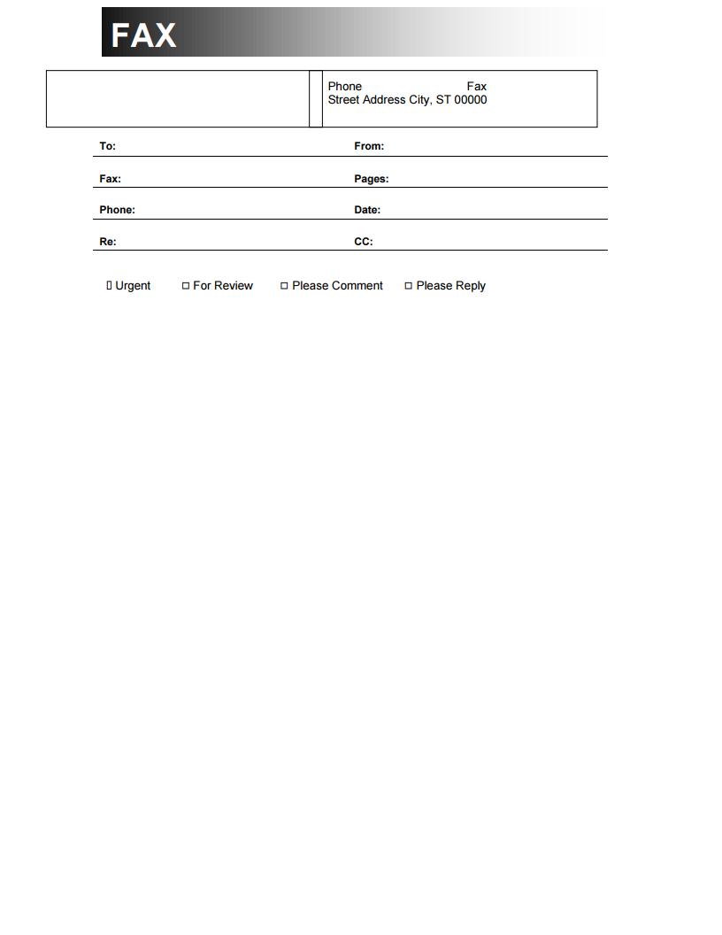 {10+} Free Microsoft Word Fax Templates [Download Now]