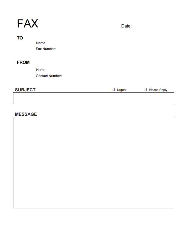 {10+} Free Microsoft Word Fax Templates [Download Now]