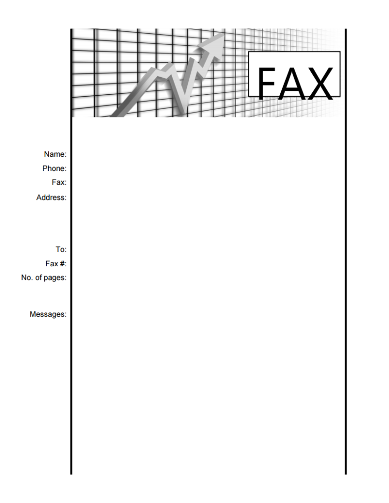 Template 1 Finance Fax Cover Sheet