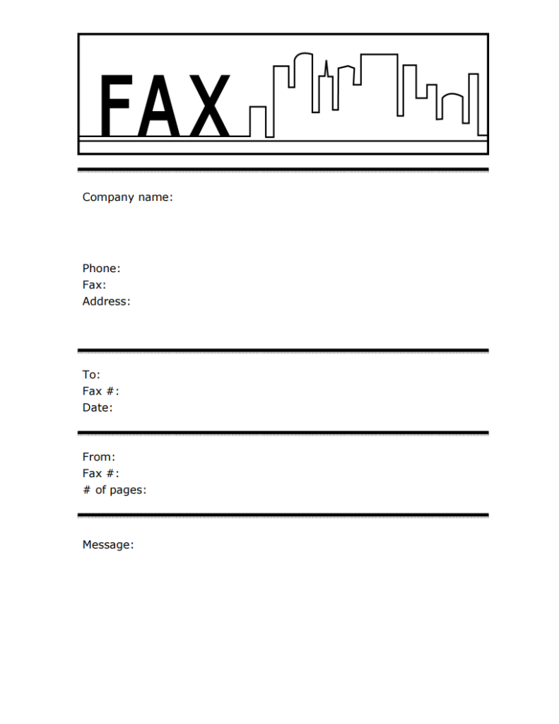 Template 2 Finance Fax Cover Sheet